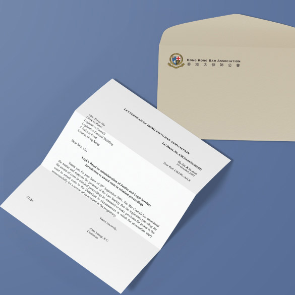 This allows for easy mailing using window envelopes that display the recipient's address.