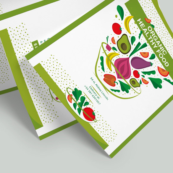 leaflets can includes information about the product or business you are advertising, company logo, images, contact