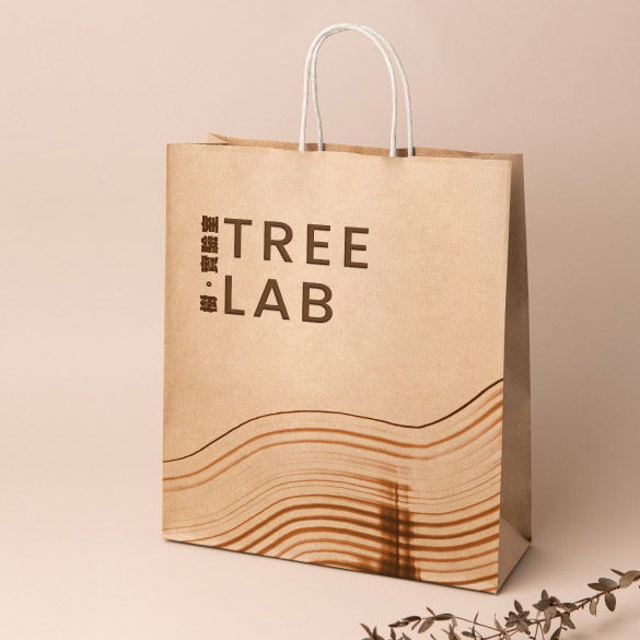 Custom Printed With Logo Paper Bags with NO minimum order