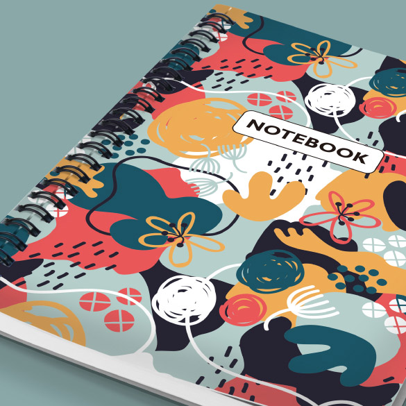 Notebook with Wire-o binding, convenient for writing and flat-lay, diverse covers to attract attention, and discounts