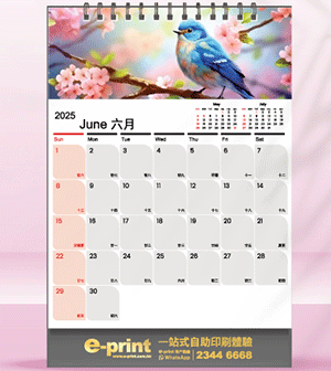 2025 Desk Calendar - Design Template