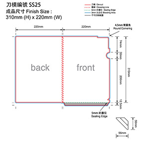 刀模圖示SS25