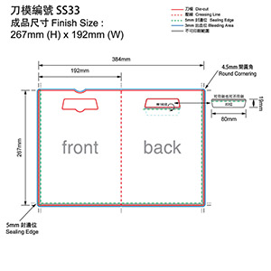 刀模圖示SS33