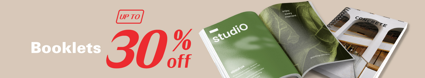 Perfect Binding Booklet up to 30% off